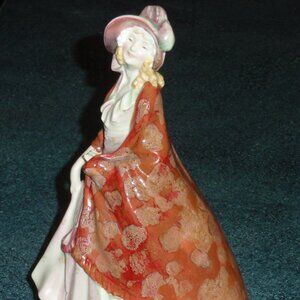 Royal Doulton PAISLEY SHAWL Figurine HN1392 - Rare Collectible Gift From England